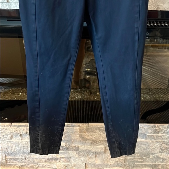 Banana Republic Navy cropped pants size zipper size 4 - Picture 7 of 10